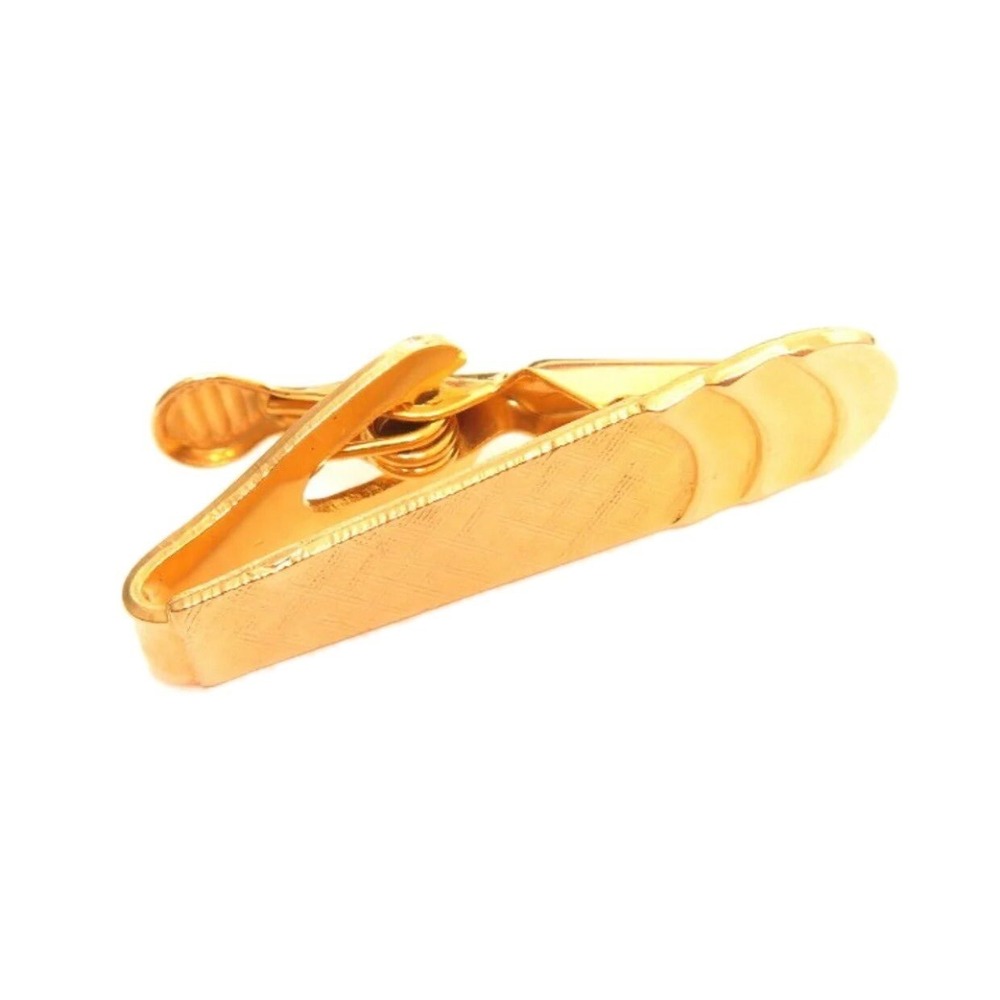 Vintage gold men's‎ jewelry Tie Clip